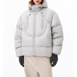 Chaqueta Acolchada con Cremallera y Capucha para Hombre, de Algodón, Abrigo Holgado y Cálido de Primavera, Personalizable para Parejas, Ropa de Abrigo al por Mayor - Product Image 6