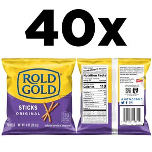 Rold Gold Pretzels, Sticks, 1 Ounce (<b>Pack</b> of 40) - Product Image 6