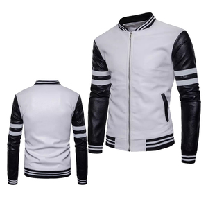 Wholesale Men Genuine Premium Leather Slim Fit Biker Style Winter Fashion Motorcycle <b>Jacket</b> Windproof <b>Waterproof</b> Sheep Stand - Product Image 1