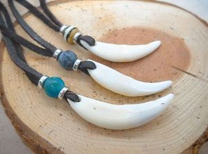 Collar de cuerno de buey de búfalo sostenible, joyería de hueso de estilo Animal pulido, cuentas de diseño Natural, regalos de boda para mujeres y niñas - Product Image 2