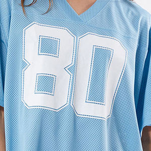 Jersey de malla de secado rápido de peso ligero de alta calidad Unisex para mujer gran oferta servicio OEM disponible camiseta de fútbol americano de malla - Product Image 6