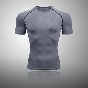 Maillot de bain homme T-shirt de natation Beach Protection Swimwear Rash Guard Long Sleeve - Product Image 4