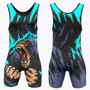 Sublimation Customized Wrestling Singlets & Uniforms Premium Quality Breathable Spandex/Polyester V-neck Tank <b>Tops</b> for Women - Product Image 5