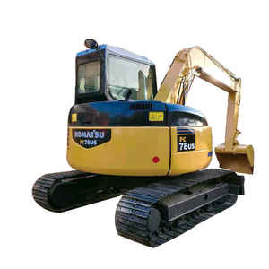 Mini-excavatrice d'occasion KOMATSU PC78US, poids opérationnel de 8 tonnes, hydraulique Komatsu. Moteur, boîte de vitesses, pompe à engrenages, roulement, PLC, chenille - Product Image 1