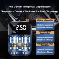 Pompe de gonflage de pneus électrique sans fil portable pour voiture 150PSI (charge 1800*2mAh) équipée de la fonction de banque d'alimentation