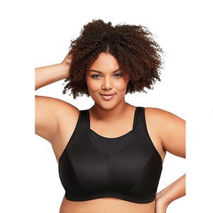 Digital Printing Logo High <b>Support</b> Racerback Lace 70% Polyester Solid Pattern Sports Bra <b>Crop</b> <b>Top</b> Removable Chest Pad Fitness - Product Image 1