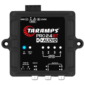 Module récepteur audio BT 2,4 G noir, amplificateur de signal stéréo 4 canaux pour voiture avec contrôle de suppression des surtensions d'entrée et de sortie - Product Image 1