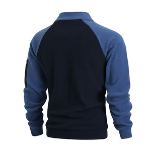 Veste en polaire 100% polyester pour homme, nouveaux styles, logo personnalisé, vente - Product Image 4