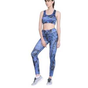 Ensemble de soutien-gorge et Legging personnalisé sans couture, taille haute, couleur unie, Yoga, pantalon, Legging, entièrement Sublimation, 100% - Product Image 6