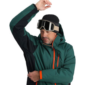 Vestes de ski pour hommes personnalisées, vente chaude, haute qualité, fermeture éclair imperméable, grande taille, séchage rapide, respirant, fabriqué en vestes de ski - Product Image 3