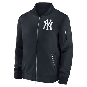 Vestes de Baseball en Satin Authentique Veste Bomber Vintage Full-Zip Col Montant Collection Hiver Dugout Sports Clubs Dyed - Product Image 2
