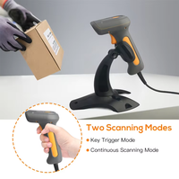 Scanner de codes à barres industriel étanche IP65 lecteur de Code QR 2D portable filaire USB 1D pour la logistique d'entrepôt en Stock