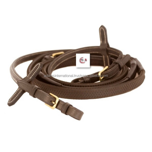 Rênes cheval en cuir pour bride disponibles en différentes couleurs, composés d'une superbe qualité - Product Image 4