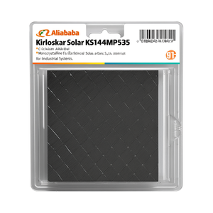 Panneau solaire monocristallin bifacial haute efficacité Kirloskar Solar KS144MP535 pour systèmes industriels - Product Image 2