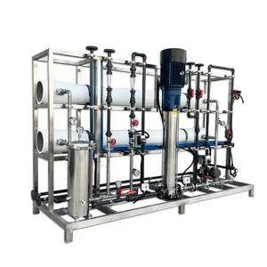 Water Purifier Machine Salty Water Purification Plant 4000L Stainless Steel Tanks
