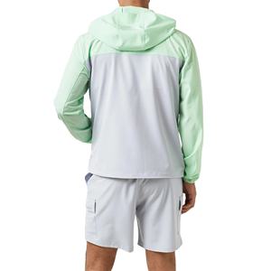 Two Piece Windbreaker <b>Jacket</b> And Short Set Street wear Zip Up Polyester Windbreaker Tracksuit Short Set 2025 - Product Image 3