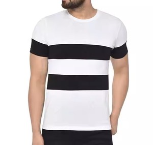 Nouvelle conception hommes goutte épaule durable doux anti-rétrécissement T-shirt pour hommes avec prix de gros de couleur personnalisée pour les hommes - Product Image 1