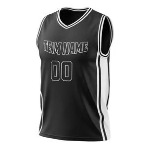 Venta al por mayor 100% tela de malla de poliéster personalizado sublimación impresión camisetas de baloncesto - Product Image 4