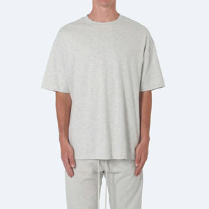 T-shirt à manches régulières en microfibre 100% coton, surdimensionné, anti-rides, anti-bouloches, personnalisé, 230 g/m², vente en gros - Product Image 4