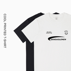 เสื้อยืดคอกลมผ้าฝ้ายสำหรับผู้ชายแขนสั้นพิมพ์ลายตัวอักษรสำหรับฤดูใบไม้ผลิฤดูร้อน100% - Product Image 2