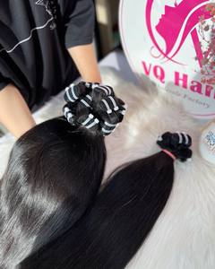 Extensiones de cabello humano virgen Remy vietnamita al por mayor, cutícula alineada, onda Natural, doble cierre de encaje, paquete de todos los colores - Product Image 2