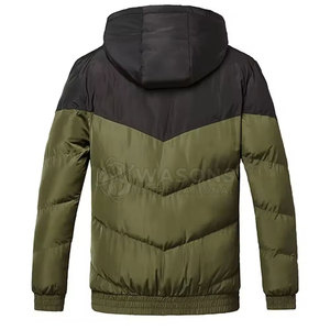Veste matelassée à capuche avec logo frontal de qualité supérieure, très vendue, chaude et confortable pour l'hiver, pour hommes, en vente en ligne - Product Image 6