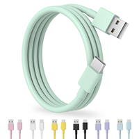 Câble de charge rapide USB Type-C 3A en gros 1M/3M/Personnalisé pour iPhone, gaine en PVC cuivre pur, compatible batterie externe, garantie 12 mois