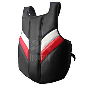 Wholesale High Quality Eco-Friendly Durable Lightweight Custom Designed <b>Leather</b> Chest Guard Body <b>Protector</b> for Boxing - Product Image 1