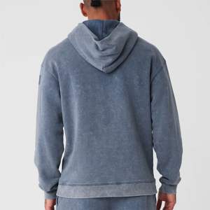 Sweat à capuche en coton pour hommes-Sweat à capuche doublé polaire doux et confortable avec cordon de serrage réglable et poche avant, parfait pour les loisirs - Product Image 4