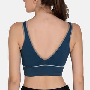 Sujetador Deportivo para Mujer, Talla Grande, Color Personalizado, Tela Elástica de Alta Calidad, Logotipo Frontal Personalizable 2026 - Product Image 2