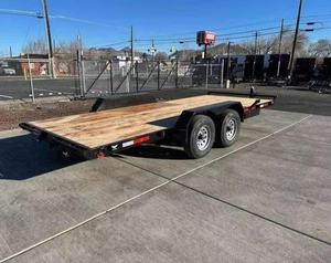 Remorque plateau d'occasion en gros, 40 pieds, avec plancher en acier, taille 7x14, capacité de charge de 14000 kg, remorque utilitaire à plateau - Product Image 5