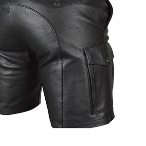 OEM Service Wholesale Custom Design <b>Men</b> <b>Leather</b> <b>Shorts</b> New Arrival Private Label <b>Men</b> <b>Shorts</b> For Adult - Product Image 6