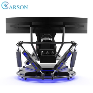 9D VR trong nhà công viên giải trí 6doof đua xe mô phỏng 3 màn hình đua xe lái xe trò chơi Arcade đua mô phỏng - Product Image 6
