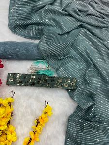 Saree indien de qualité supérieure, Look élégant, vêtements de fête, prix de gros, export et fabricant indien - Product Image 5