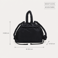 Sac à dos à cordon personnalisé avec logo, en nylon et polyester, souple, type sac seau, pour les voyages, l'école, la salle de sport et l'usage quotidien