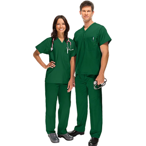 Conception moderne de mode Vente en gros de gommages d'infirmières tissées Ensemble de costumes d'infirmières uniformes médicaux à la mode - Product Image 3