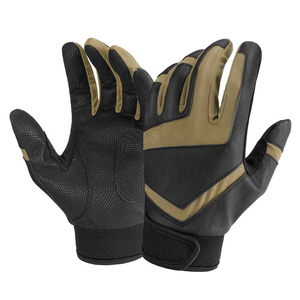 Guantes de Bateo de Béisbol de Cuero Sintético Ajustables de Diseño Personalizado, Antideslizantes, Resistentes al Desgaste, Suaves, Ambidiestros, con Cierre de Gancho y Bucle - Product Image 3