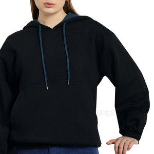 Sweat-shirts à capuche en polaire à manches longues pour l'hiver, respirants, écologiques, avec logo personnalisé sur le devant, design décontracté pour femmes - Product Image 1
