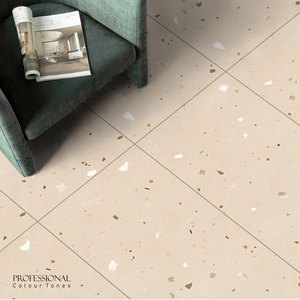 Carreaux de porcelaine de qualité supérieure LIBEE CREMA TERRAZZO LOOK CARVING SURFACED - Product Image 1