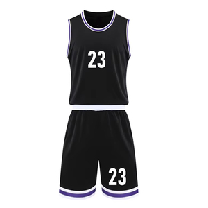 Vêtements de sport unisexe Maillots sans manches avec short Vêtements de sport en polyester imprimé Bsci Ensemble de maillots de basket-ball avec logo personnalisé - Product Image 6