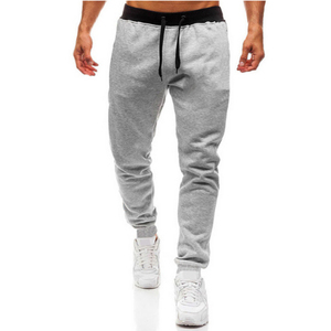 2025 Men's Casual Jogger <b>Pants</b> High Quality Cotton 65% Polyester 35% Sweatpants ODM-supplied Fashion Fitness Trousers - Product Image 3