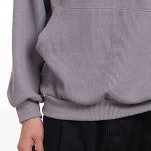 Solid Color Men <b>Hoodie</b> Casual Wear Wholesale Rate For Bulk Buyers / <b>Trendy</b> Streetwear Design With Customized Logo Design Cheap - Product Image 3