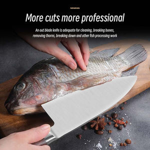 มีดเชฟเหล็กดามัสกัสเข้าเครื่องล้างจานดีไซน์ทันสมัยปลอดภัย - Product Image 2