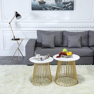 Modern Antique Wrought Iron Coffee <b>Table</b> <b>Small</b> Living Room Decorative <b>Side</b> <b>Table</b> Metal Mesh Wire Bedroom Home Furniture - Product Image 5