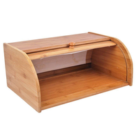 Boîte à pain avec couvercle enroulable, boîte à mouchoirs en bambou faite à la main, écologique, décoration naturelle pour la maison et la table, vente en gros du Vietnam