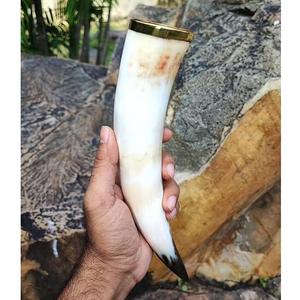 Latest Arrival Viking Drinking Horn (Buffalo & Agate Horn) Polished Durable Stand-Best Quality - Product Image 4
