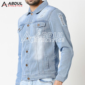Chaqueta de Mezclilla para Hombre, Corte Ajustado, Fabricación Profesional, Uso Casual, Chaqueta de Invierno para Hombre con Personalización - Product Image 3