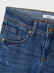 Custom Unisex High Street Denim Jeans 100% algodón recto estilo oscuro/lavado ligero ecológico al por mayor para hombres y mujeres - Product Image 5