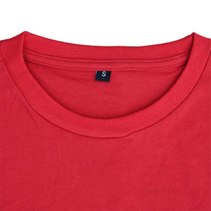 T-shirts bleus personnalisés en gros avec logo simple |   T-shirts en jersey 100% coton biologique unisexe pour hommes |   Impression personnalisée écologique - Product Image 3