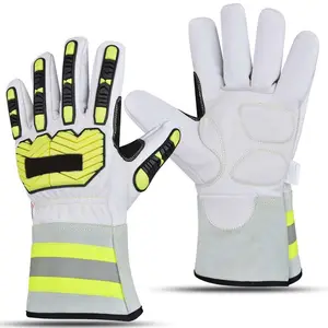 Groothandel Tpr Veiligheid Pre-Industriële High Impact Monteur Veiligheid Handbeschermende Handschoenen